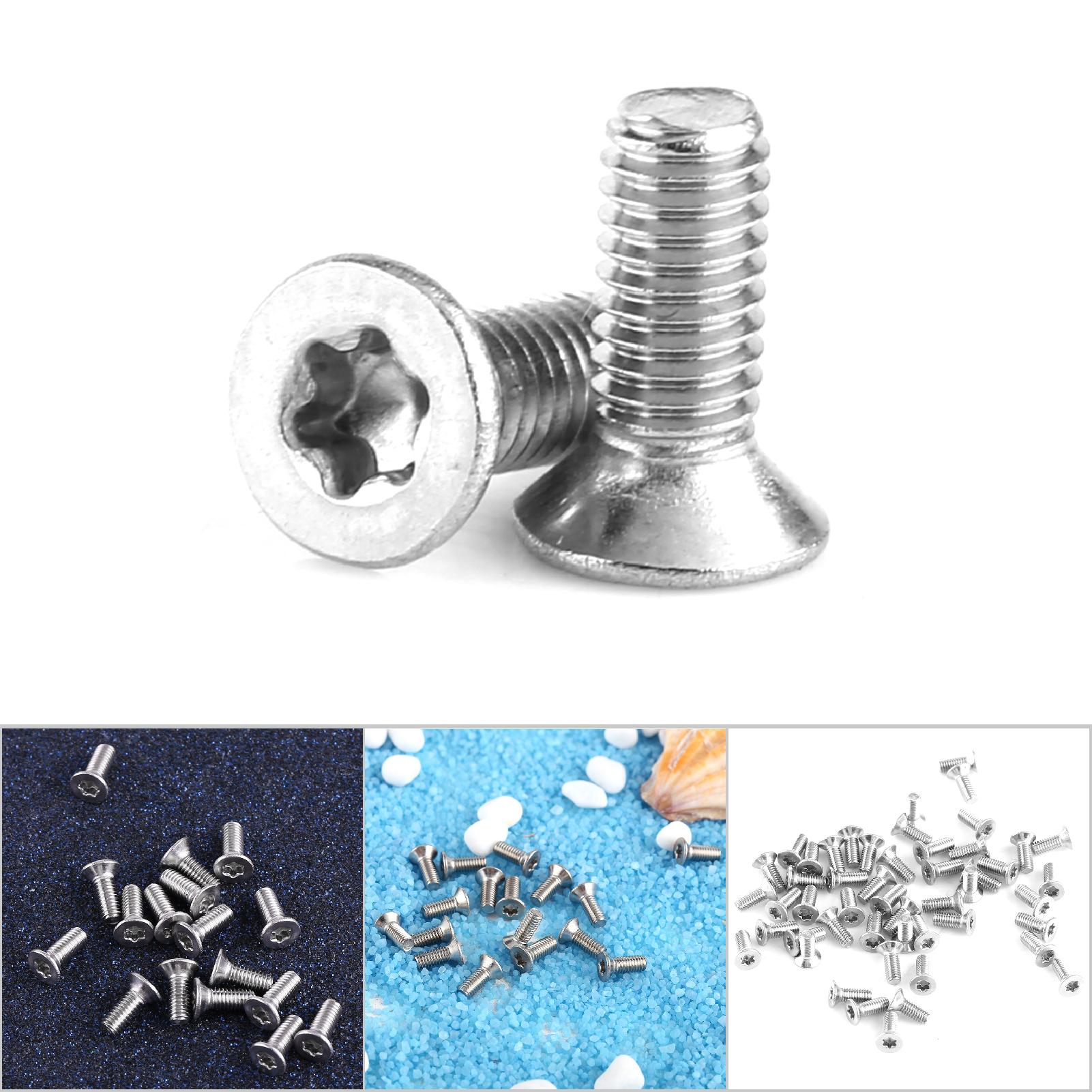 M3 Phillips-schrauben, Flachkopf-senkkopfschrauben, 50er-packung (m3×6)