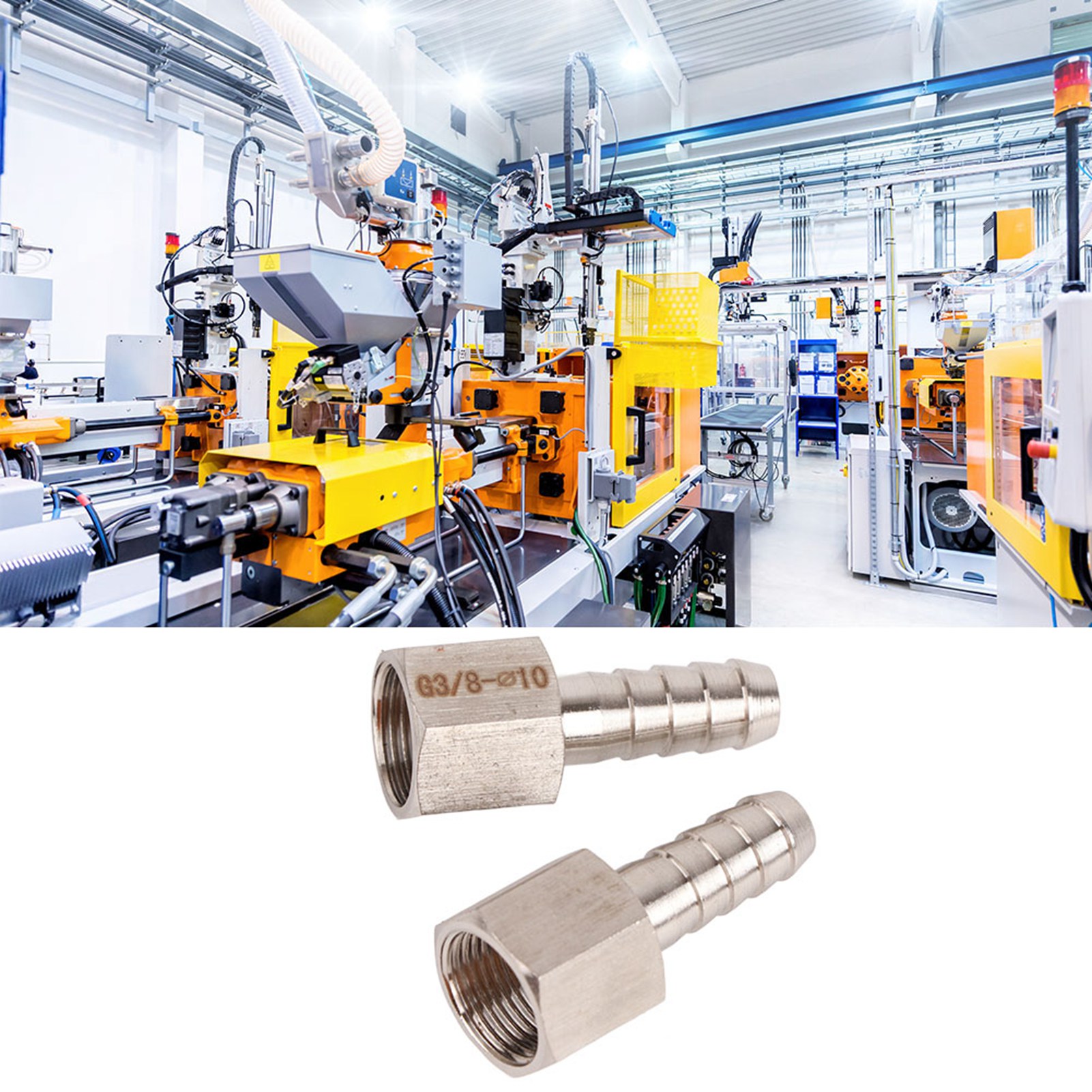3/8 Zoll Bspp-innengewindeanschluss Für Schlauch, Pneumatischer Schnellverbinder (3/8 Zoll - 10 Mm)