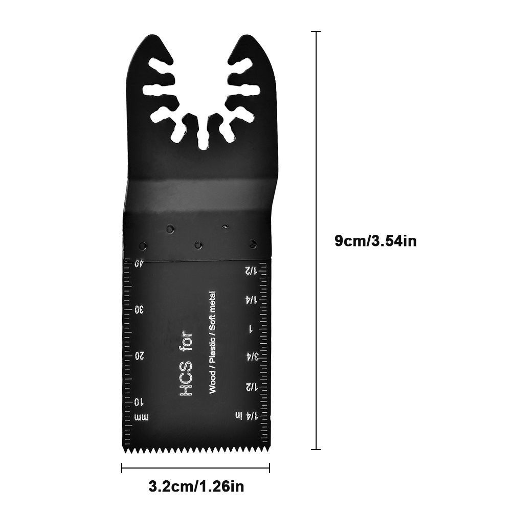 10 Stück Bimetall-mehrzweck-oszillationssägeblätter, 32 Mm.