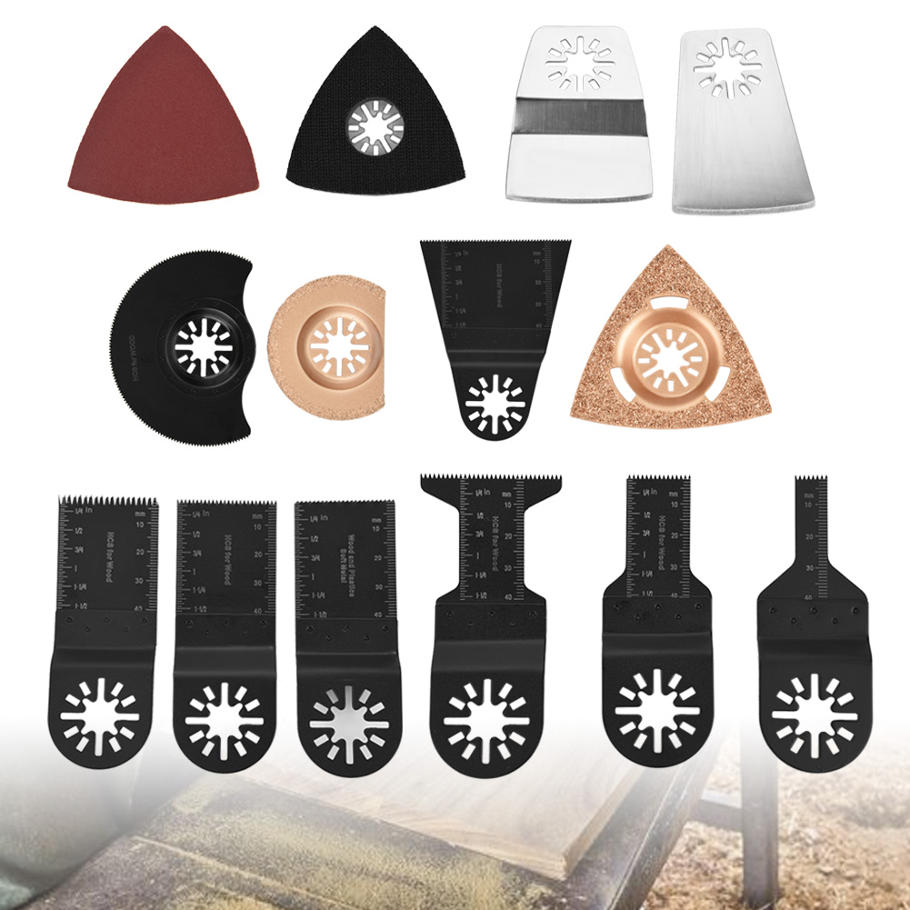 38-teiliges Set Mit Standard-oszillations-multifunktionssägeblättern, Elektrowerkzeugen, Schneidwerkzeugen Und Schleifpapier