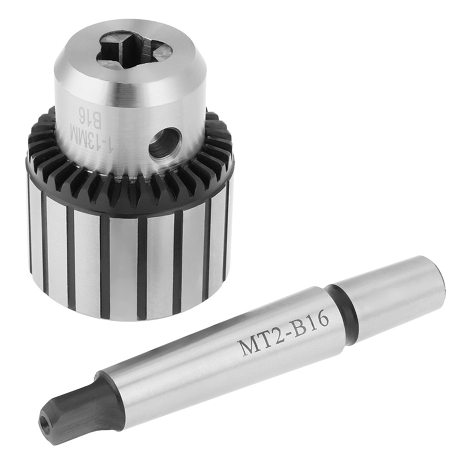 1-13 Mm Kapazität Hartmetallstahl Mt2-b16 Spindel Keiltyp Bohrfutter Mini-drehwerkzeug