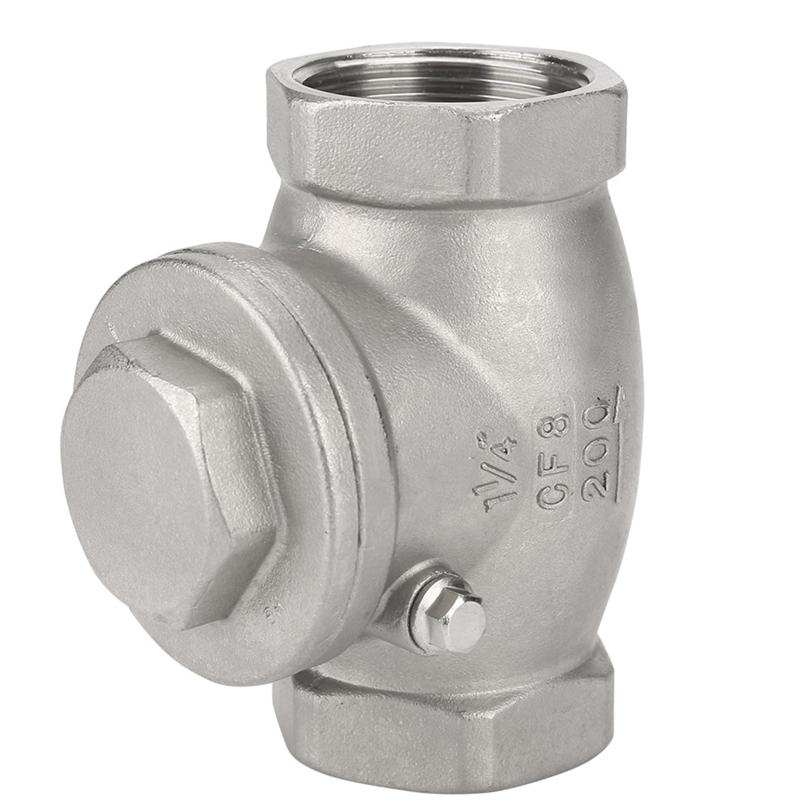Rückschlagventil Aus Edelstahl Dn32 Mit Einwegoszillation, Innengewinde, 200 Psi, Für Wasser, Öl Und Gas