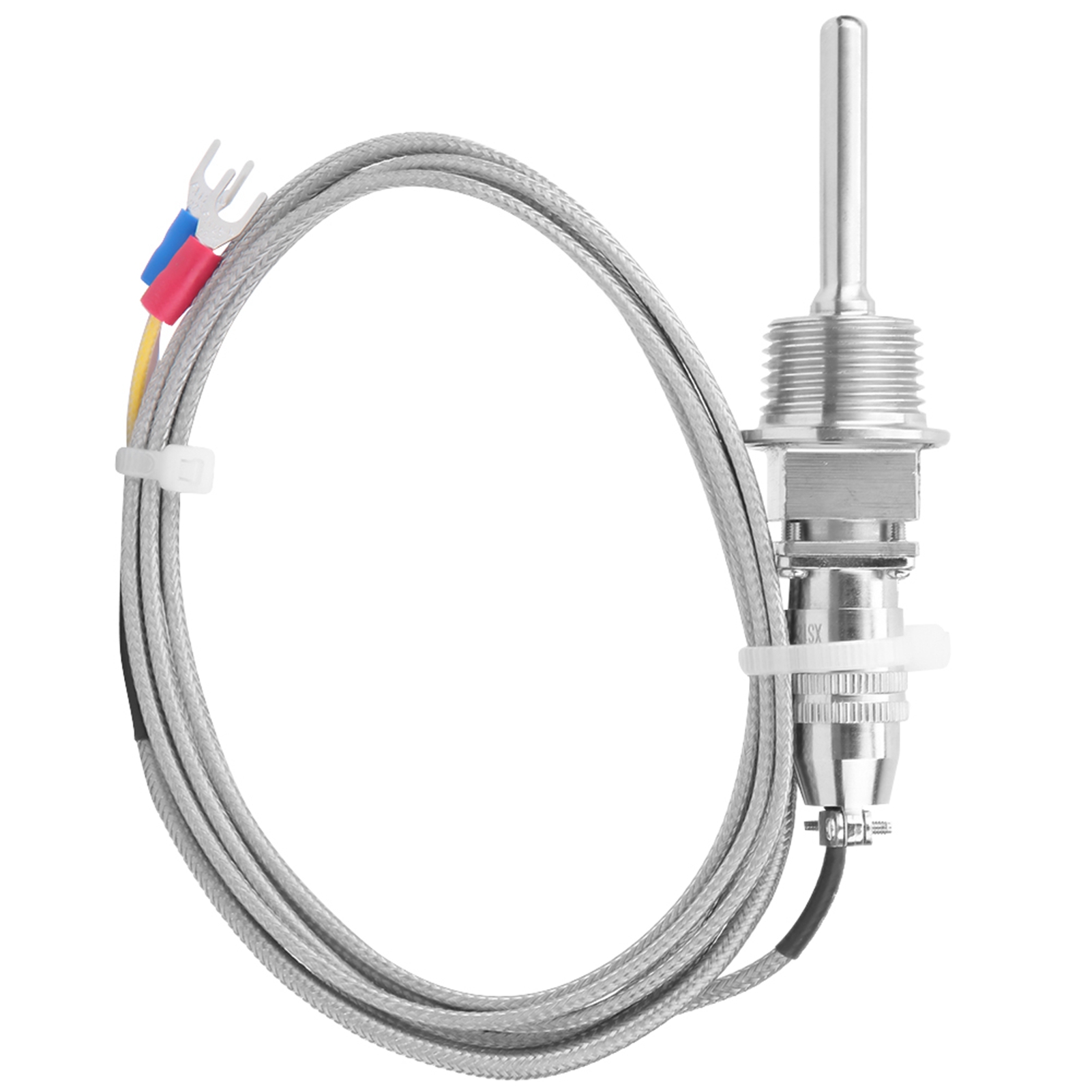 Temperaturfühler Typ K (rtd), Edelstahl-thermoelement, Abnehmbarer 3-poliger Stecker (1/2 Npt) Und 2 M Kabel