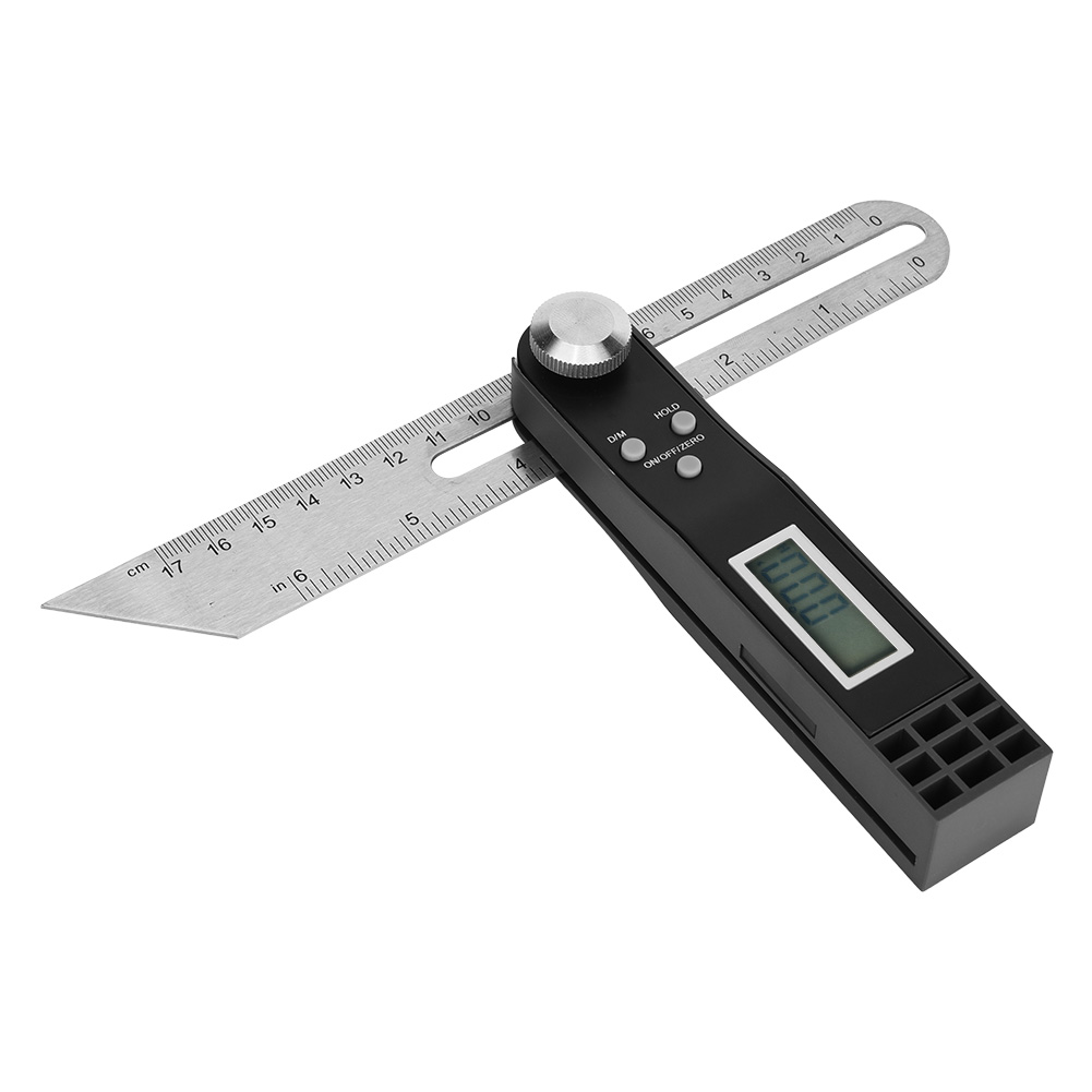 Digitaler Winkelmesser Mit T-anzeige, Aktivitätswinkelmesser, Edelstahl, Digitaler Winkelmesser 0360°