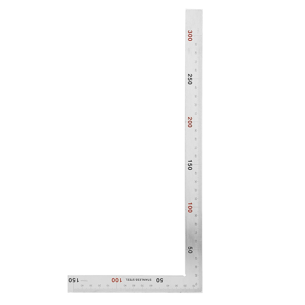 Rechtwinkliger Edelstahl 300x150 Mm 90-grad-winkelmesser Zur Winkelmessung (01)