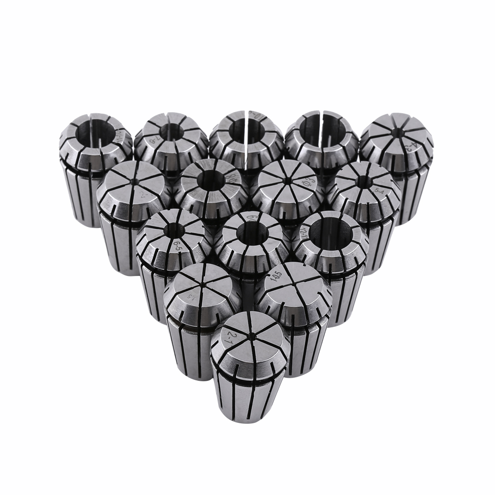 15-teiliger Er20-spannzangensatz Für Cnc-gravier-, Fräs- Und Drehmaschinen 1–13 Mm