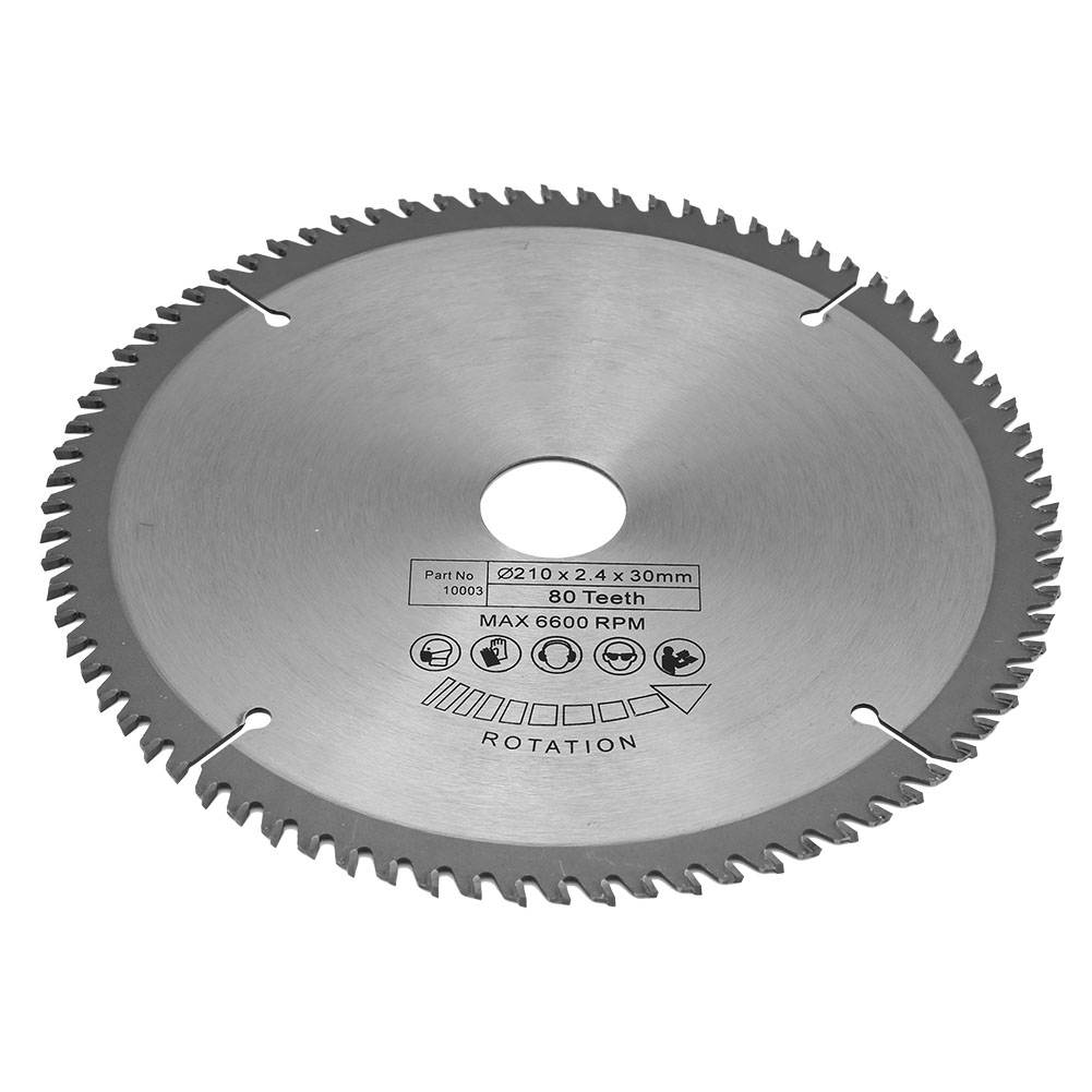 210 Mm, 80 Zähne, Lochdurchmesser 30 Mm, Kreissägeblatt Mit 3 O-ringen