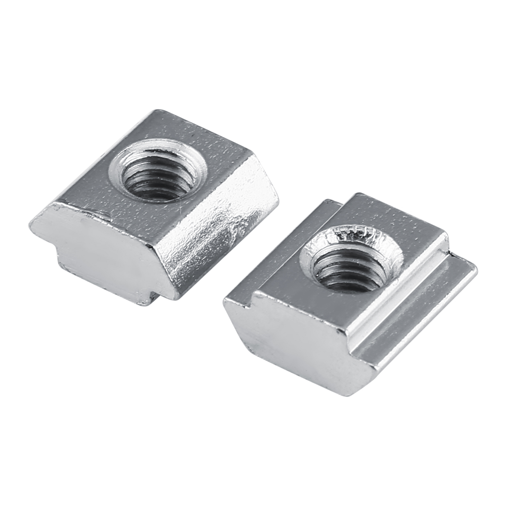 Vernickelte Gleit-t-nutmutter Aus Kohlenstoffstahl Für Aluminiumprofilzubehör (eu20 M4)