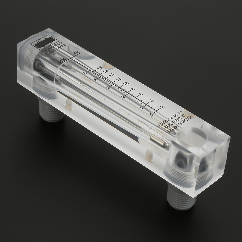 Lzm-15 Drehknopf-durchflussmesser Für Flüssigkeiten, 0,5–5 Gpm, Durchflussmessung Zg1/4