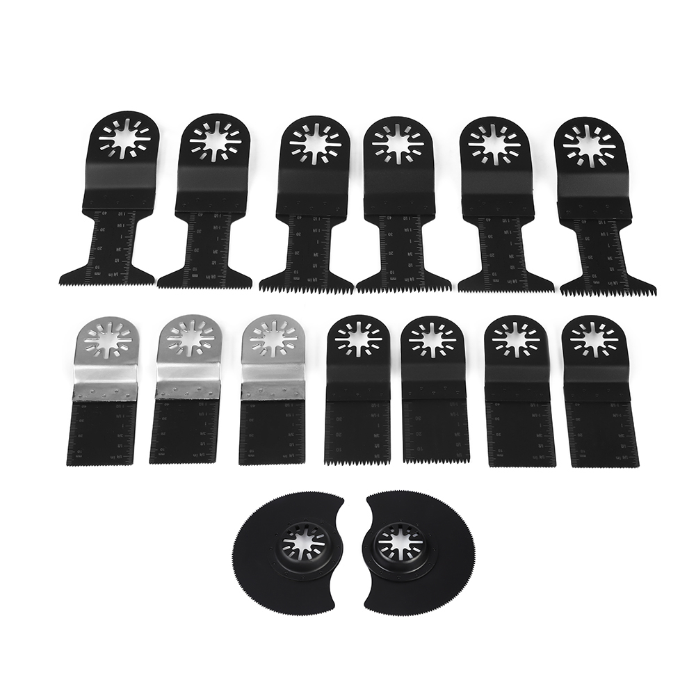 15-teiliges Set Aus 34/44/88 Mm Oszillierenden Mehrzweck-sägeblättern Für Präzise Schneidarbeiten