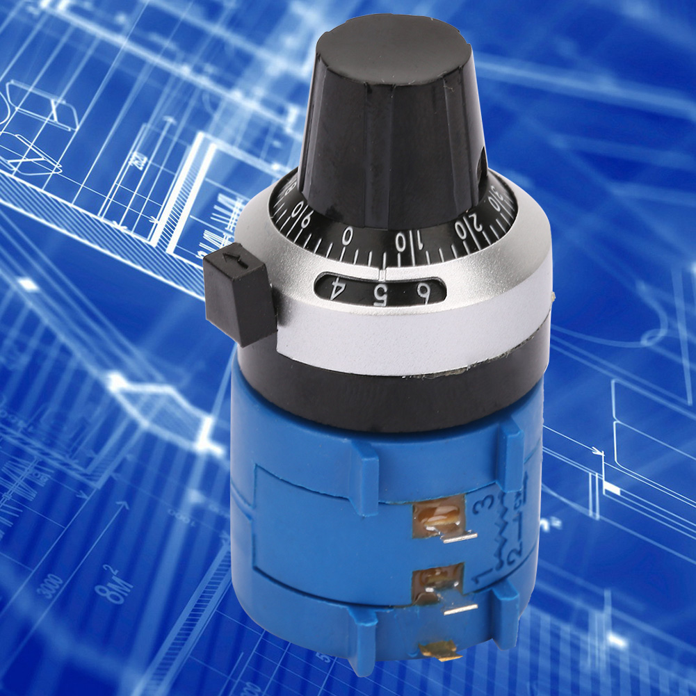 2-w-präzisions-mehrkreis-zählerpotentiometer, Drahtgewickelt, 3590s-2-101l, 100 Ohm