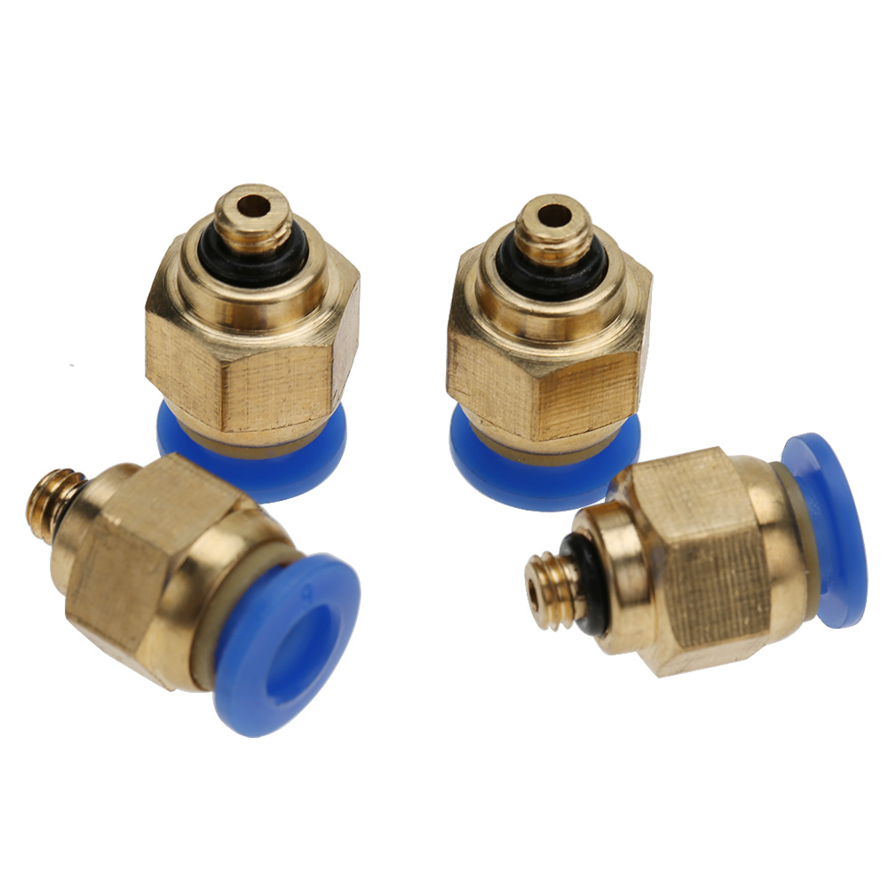 4 Mm Druckluftschlauch-schnellkupplungen, Außengewindeanschluss (pc4-m5, 20 Stück).