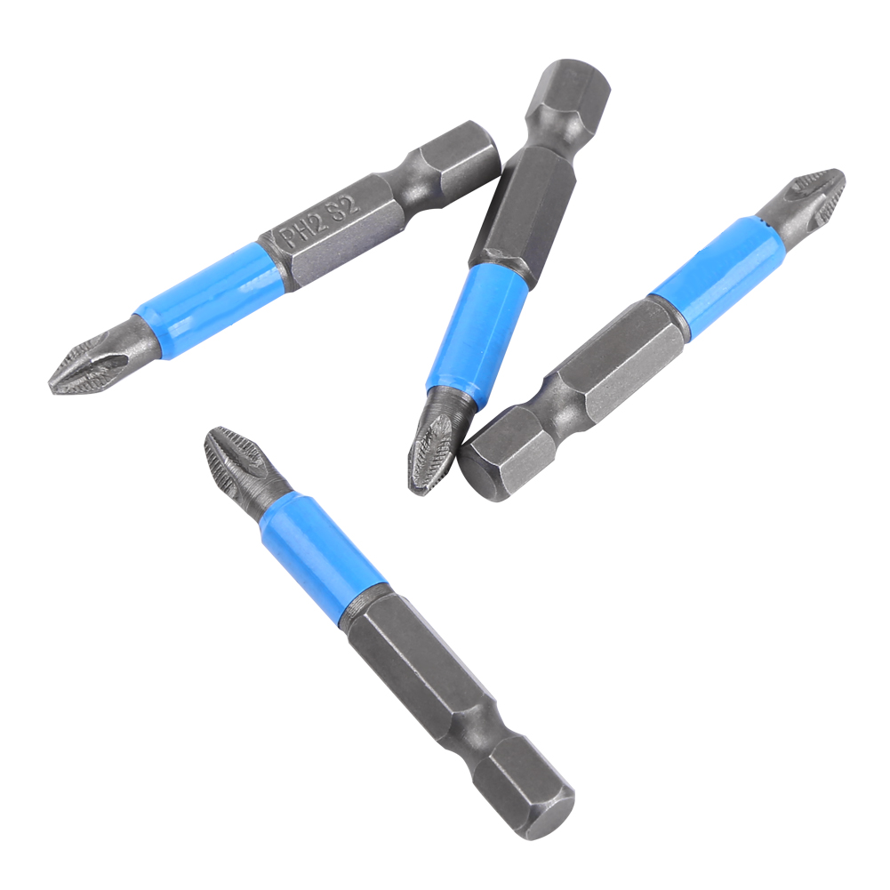 10-teiliges Set S2 Ph2 50 Mm Sechseckige Magnetische Rutschfeste Elektrische Schraubendreherbits