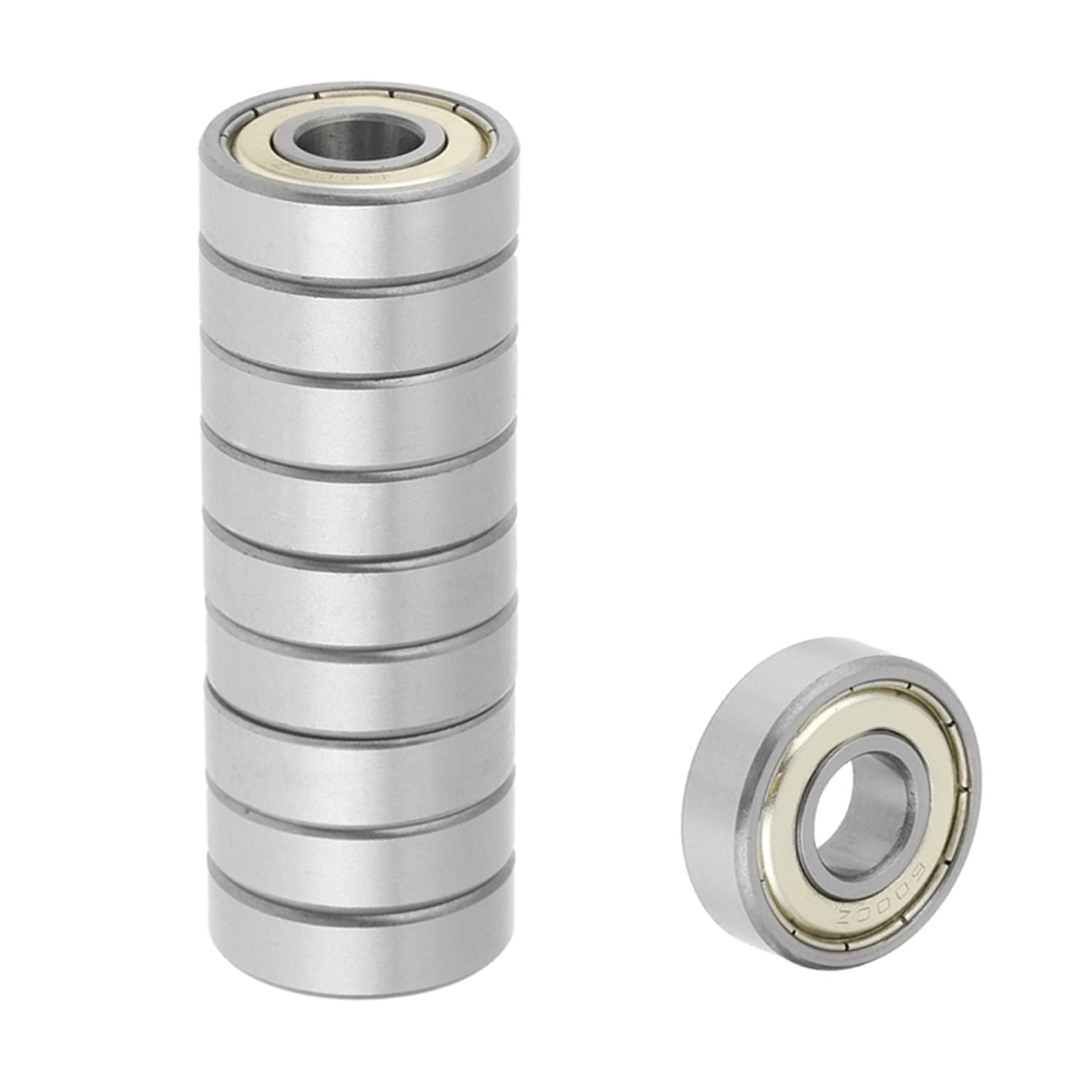 10 Stück 6000zz Metallgekapselte Rillenkugellager, Aus Stahl, 10 X 26 X 8 Mm
