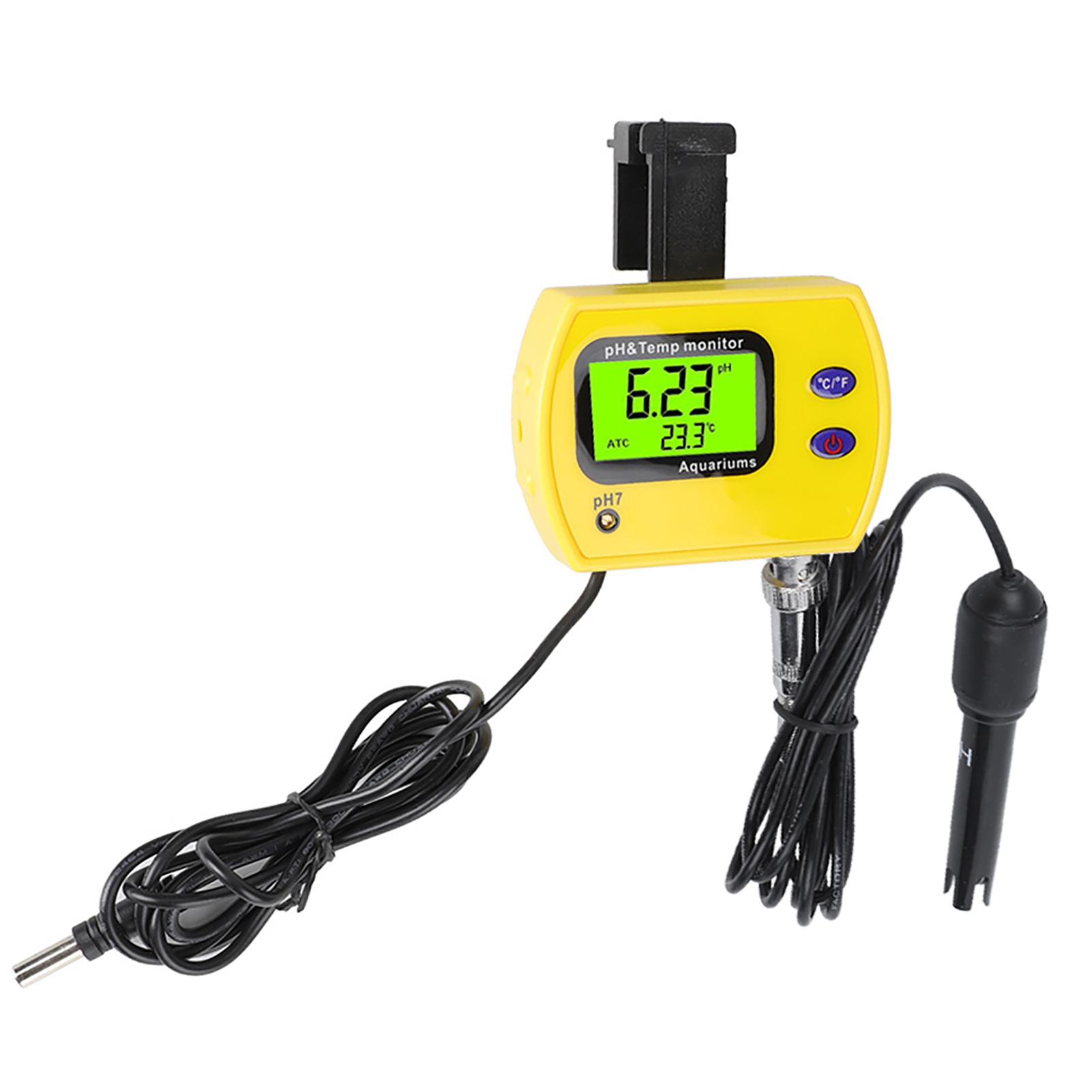 2-in-1 Hochpräzisions-ph-meter 991, Tragbares Ph-meter, Temperaturmessgerät, Thermometer, Eu-stecker, 220 V