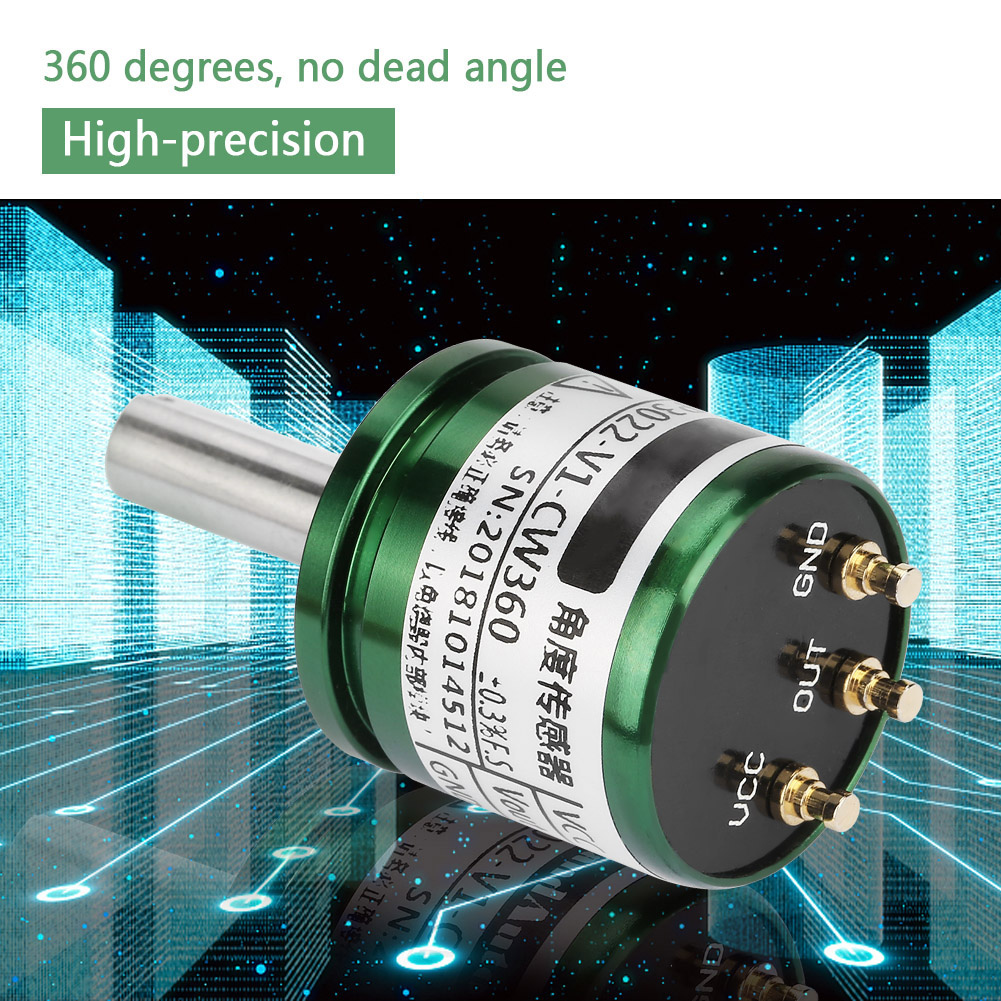 Auflösung 0,088°, 0-360° Drehbarer Hall-winkelsensor, 0-5v Ausgang, Vollkreis, 12 Bit