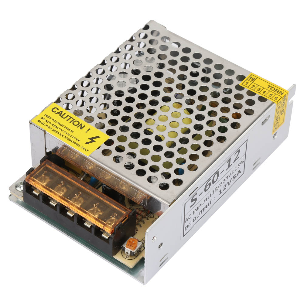 Industrieller 12v 5a Dc Led-schaltnetzteil-treiberadapter