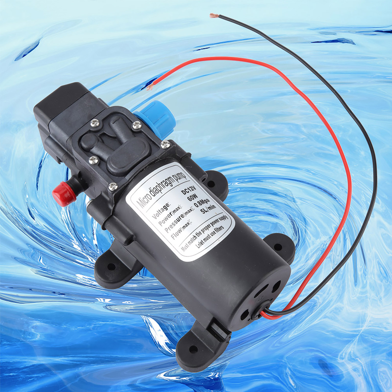 12v 60w Mikromembranpumpe Mit Selbstansaugendem Druckschalter