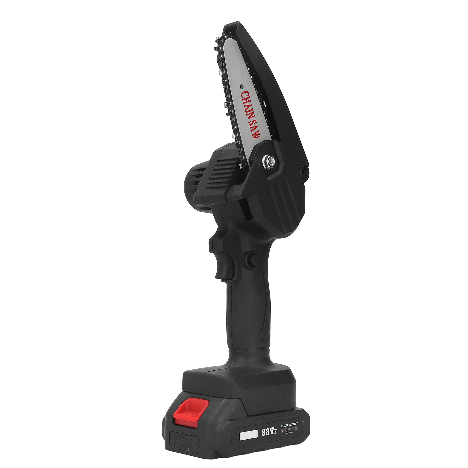 Mini-leichtbau-kettensäge, Handlich, Tragbar, Kabellos, Wiederaufladbar, Für Den Garten, 100–240 V, Eu-stecker