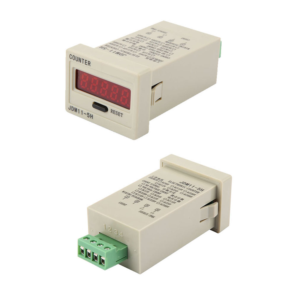 Jdm11-5h Elektronischer 5-stelliger Batteriezähler, 12 V Dc
