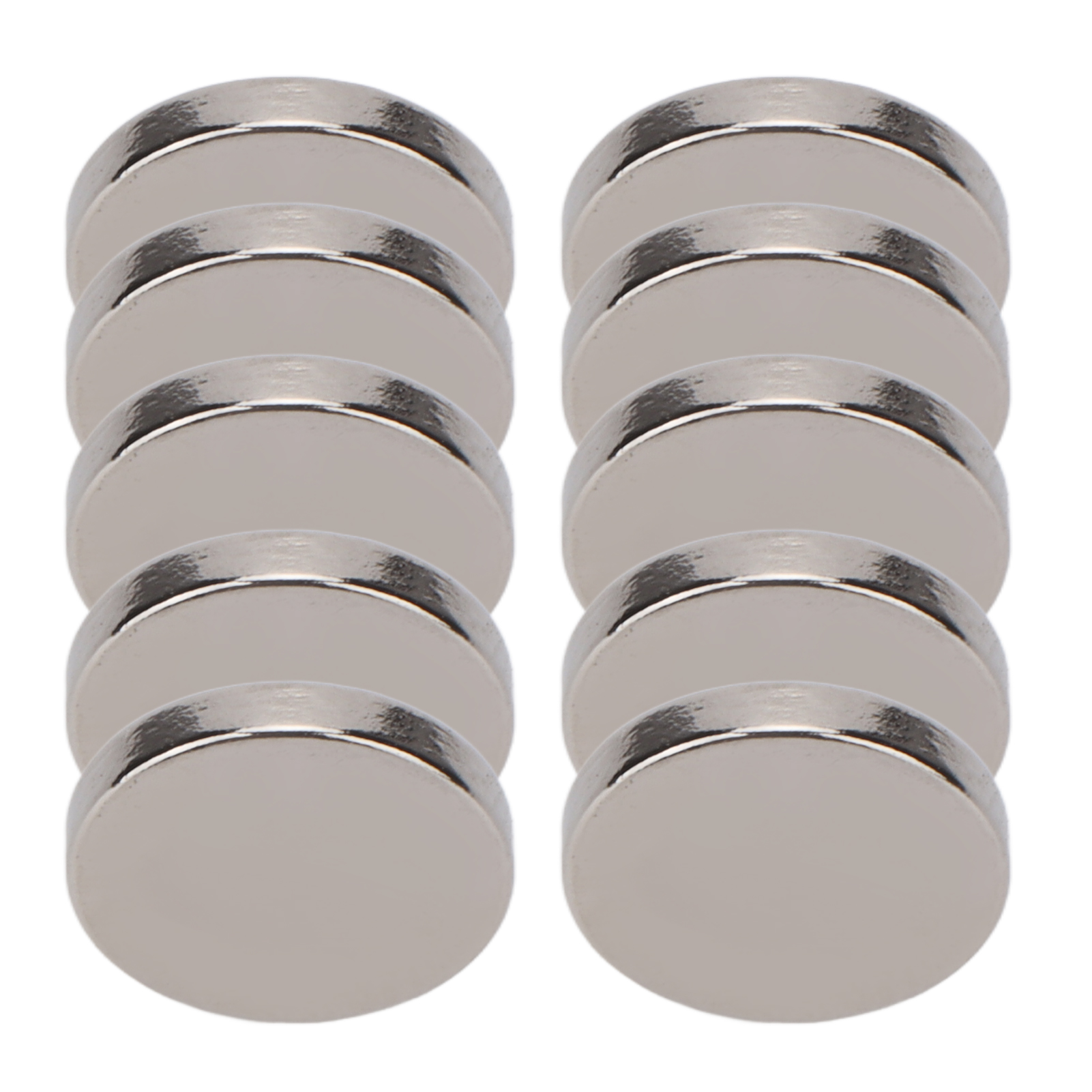 100 Stück Superstarke Neodym-magnete, Mini-größe, Rund, Industriemagnete Für Werbetafeln, 8 X 1 Mm / 0,3 X 0,04 Zoll