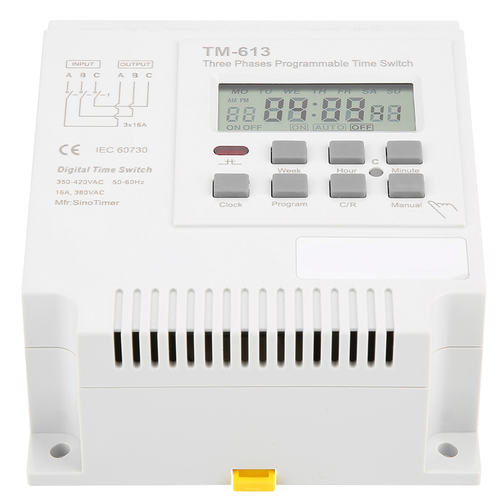 Tm-163 Dreiphasen-380v-intelligenter Digitaler Wochenzeitschalter Mit Programmierfunktion