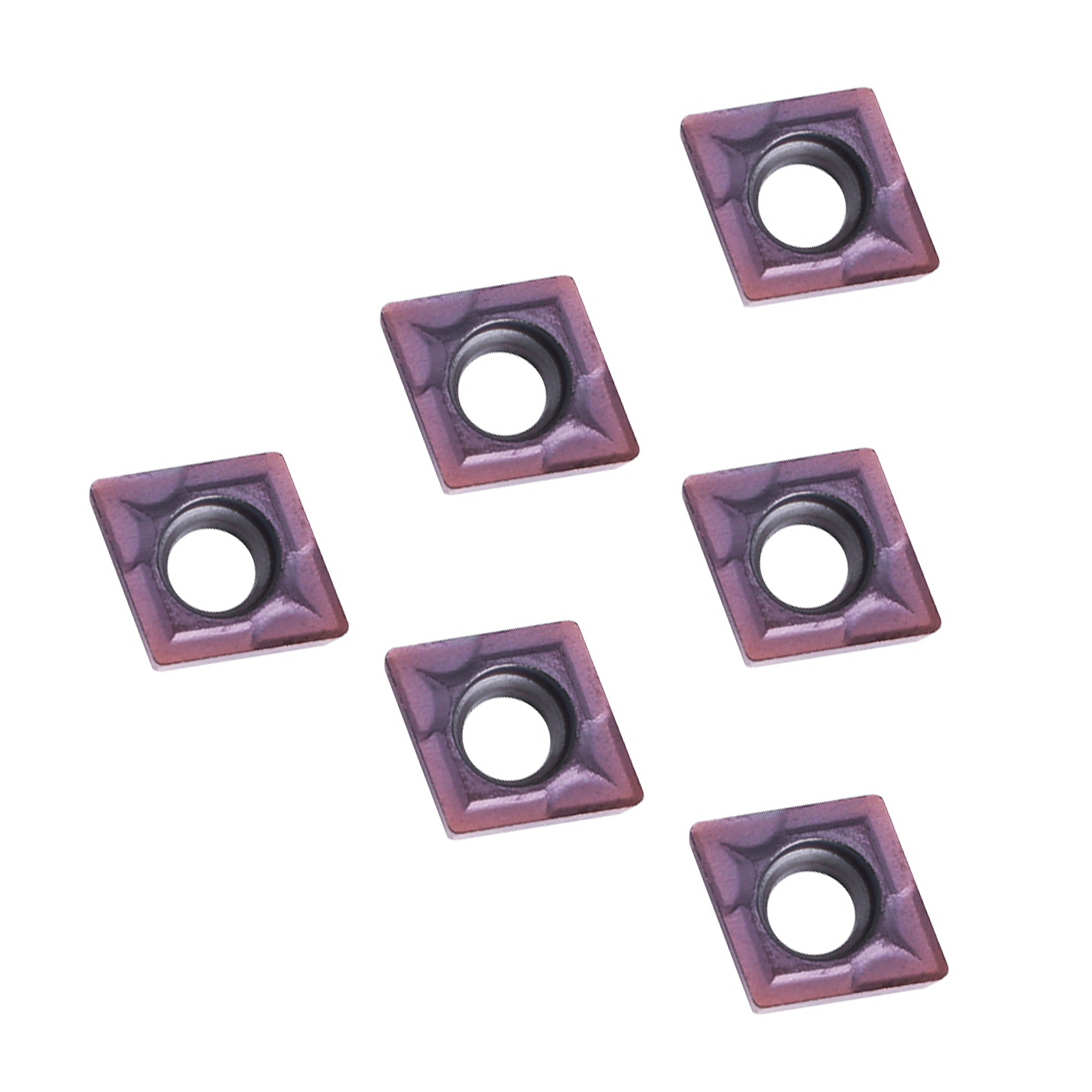10 Cnc-dreheinsätze Aus Hartmetall Für Drehmaschinen Mit Box Ccmt060204 Vp15tf