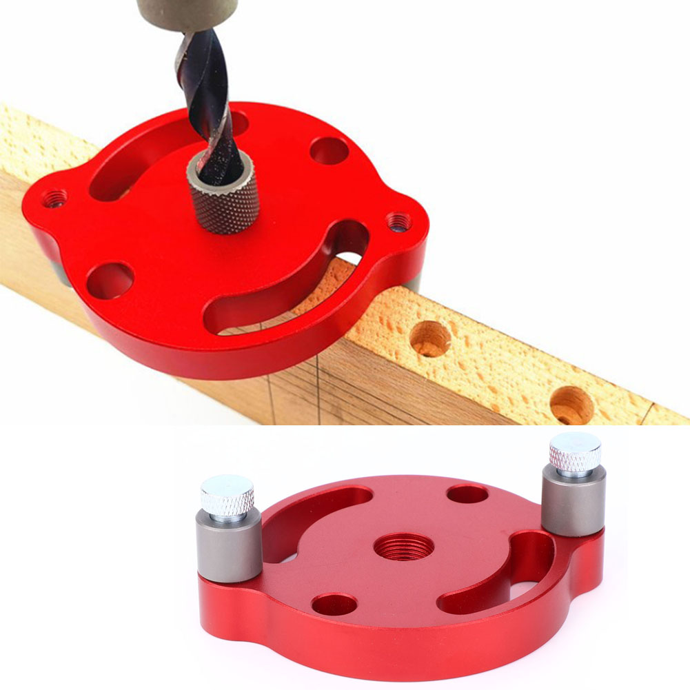 Lochzange Für Holzbretter, Aluminiumlegierung, Zentrierlehre, Holzbearbeitungswerkzeug X600-1-rot