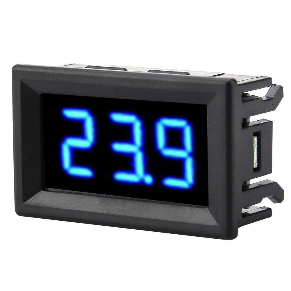 Digitales Voltmeter 0,56 Zoll Zweidraht Dc 2,5-30v Digitales Led-display Spannungsmesser (blau)