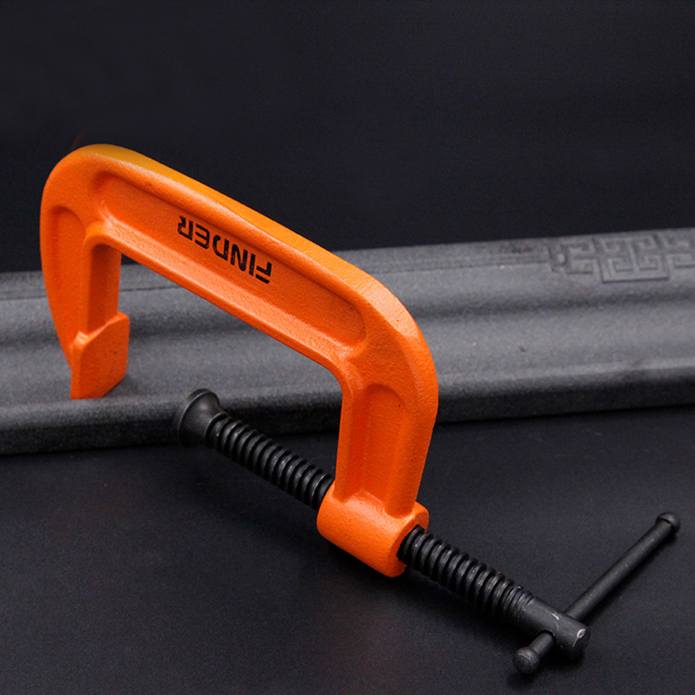 Hochwertige Und Langlebige G-förmige Handpresse Mit Stange Aus Kohlenstoffstahl (2,5 Cm)