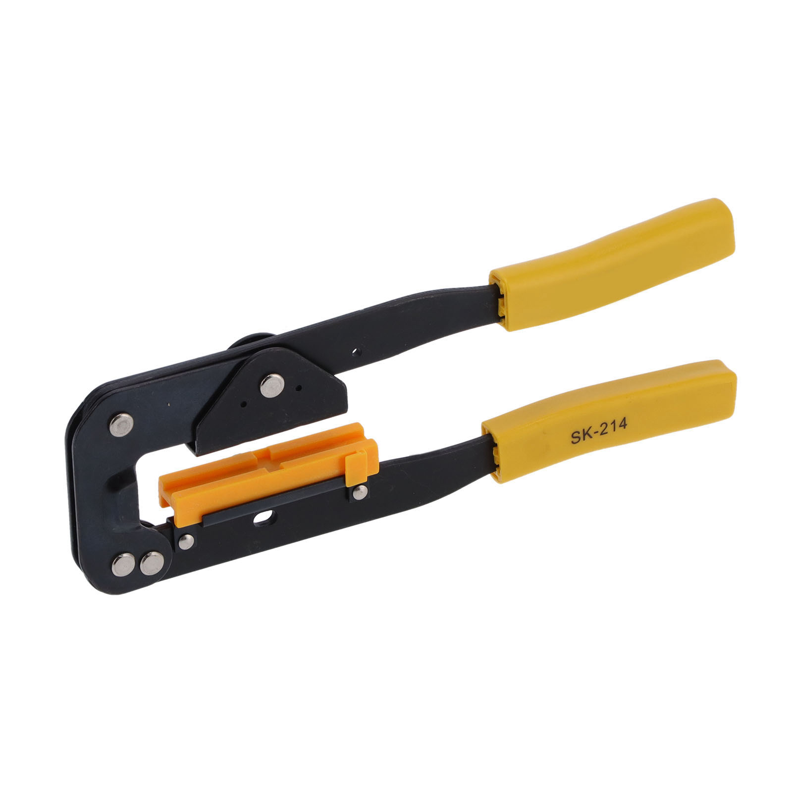 Sk-214 Flachkabel-crimpzange, Handbetrieben, Aus Hochkohlenstoffhaltigem Stahl, Mit Crimpbackenhalter