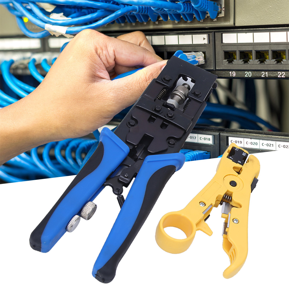 Crimpzange Für Koaxialkabel, Abisolierzange Für F/bnc/rca-kabel, Crimpzange Für Netzwerkkabel