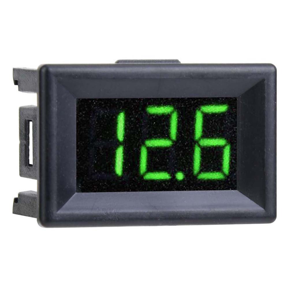 Digitales Voltmeter 0,36 Zoll Dreileiter-gleichstrom 0-100v Led-anzeige Spannungsmesser Wasserdicht (grün)