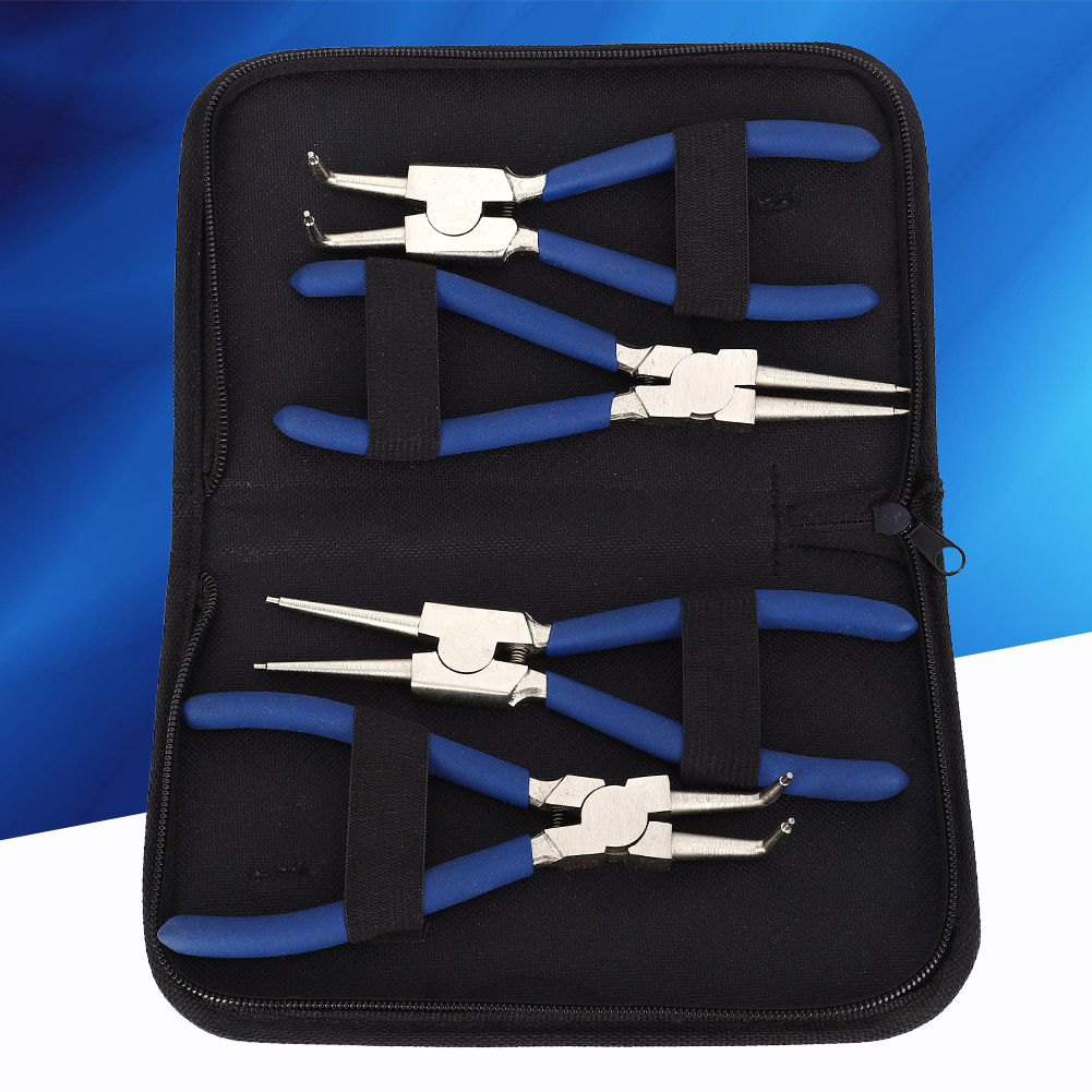 4-teilige Professionelle 7"-sicherungsringzange (gerade Und Gebogen) De