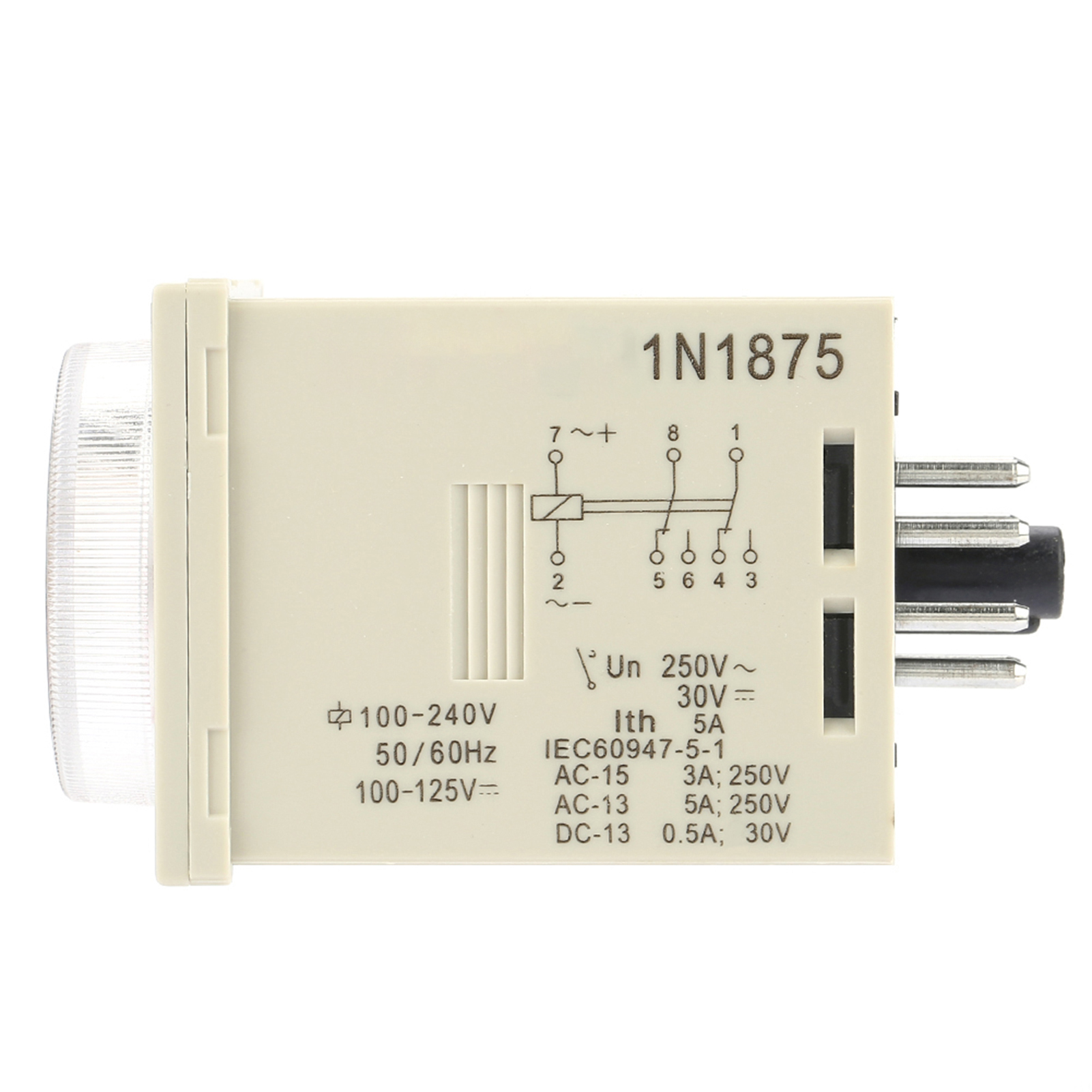H3cra8 Zeitverzögerungsrelais 1.2s300h Drehknopf-zeitrelais 8-polig Ac220v