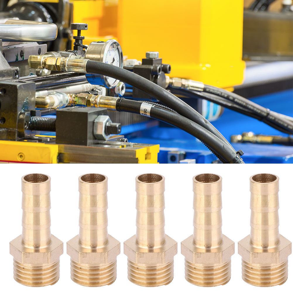 Stück G1/4 Messing-schlauchverbinder Mit Außengewinde Für Gas- Und Flüssigkeitsleitungen, 8 Mm