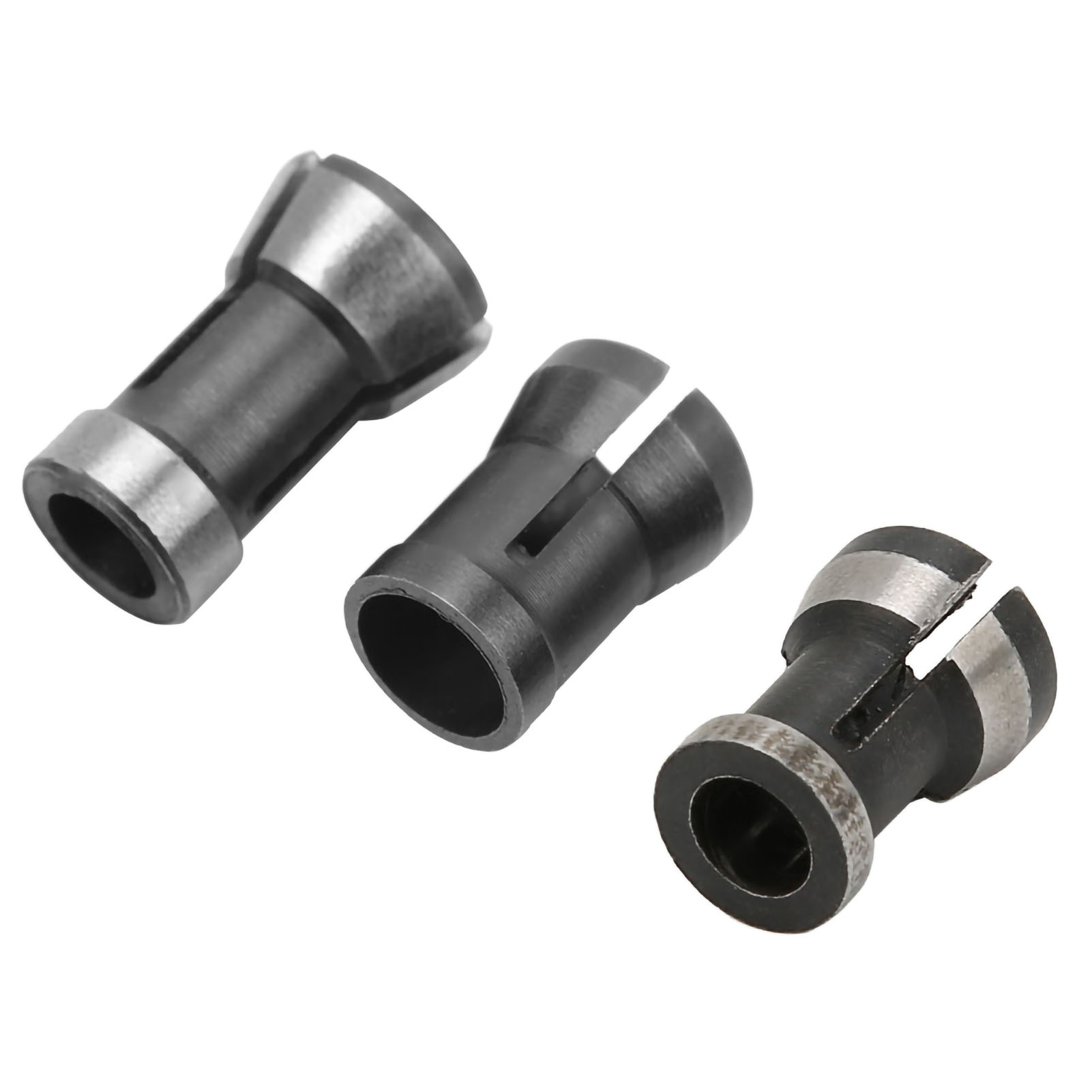 3 Stück 6 / 6,35 / 8 Mm Spannfutteradapter Für Holzbearbeitung, Fräsen, Schneiden Und Gravieren