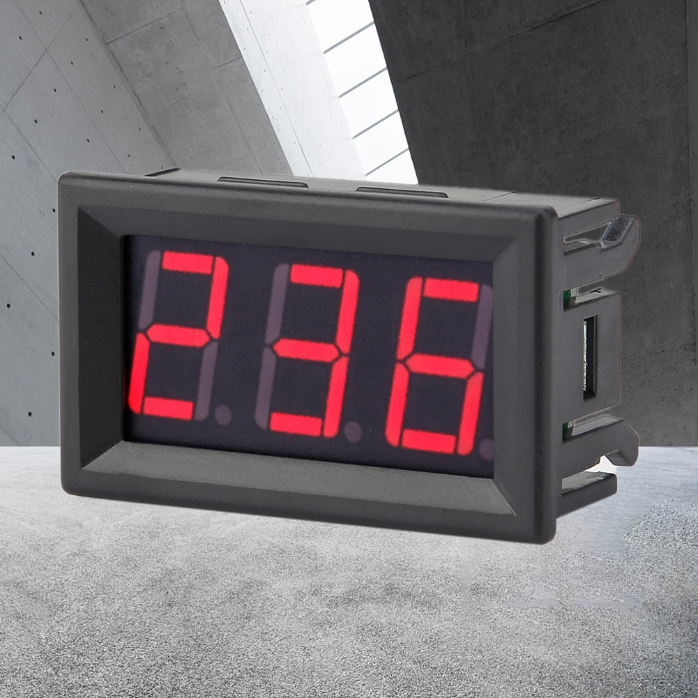 Digitales Voltmeter 0,56 Zoll, Zweidraht-wechselstrom 70-380 V, Digitales Spannungsmessgerät Mit Led-anzeige (rot)