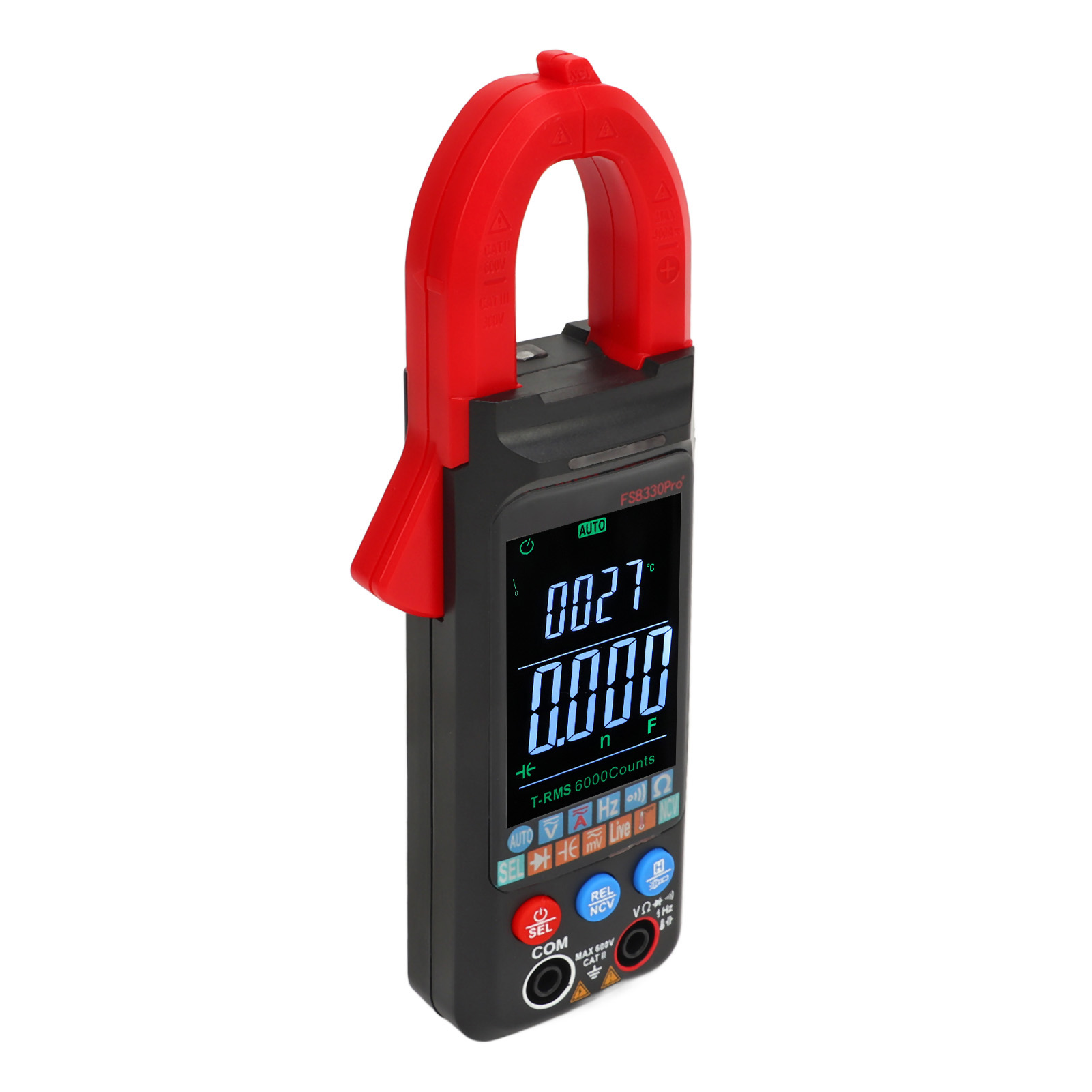 Digitales Stromzangenmessgerät Mit Automatischer Bereichswahl, Ac/dc-voltmeter, Intelligentem Stromprüfer, Multimeter Und Ncv-messung