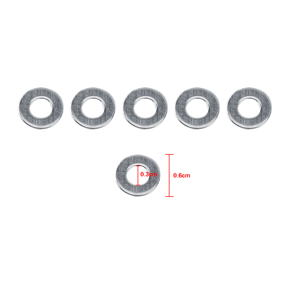 100-teiliges Metrisches Flachscheiben-schraubenreparaturset, Hergestellt Aus Edelstahl 304, Werkzeug M3/m4/m5/m6/m8/m10 (m3)