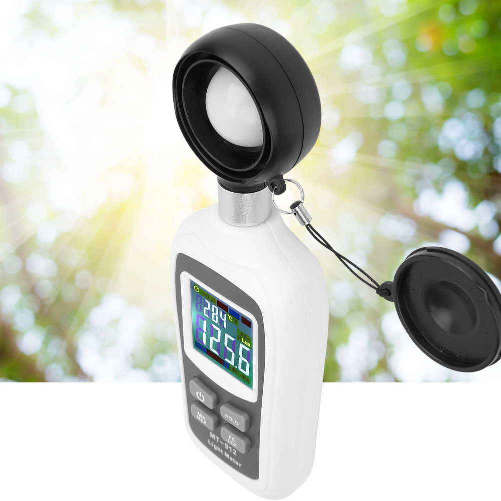 Tragbares Digitales Belichtungsmessgerät (0–20000 Lux) Mit Hochpräzisem Messgerät, Fotometer, Luxmeter Und Thermometer