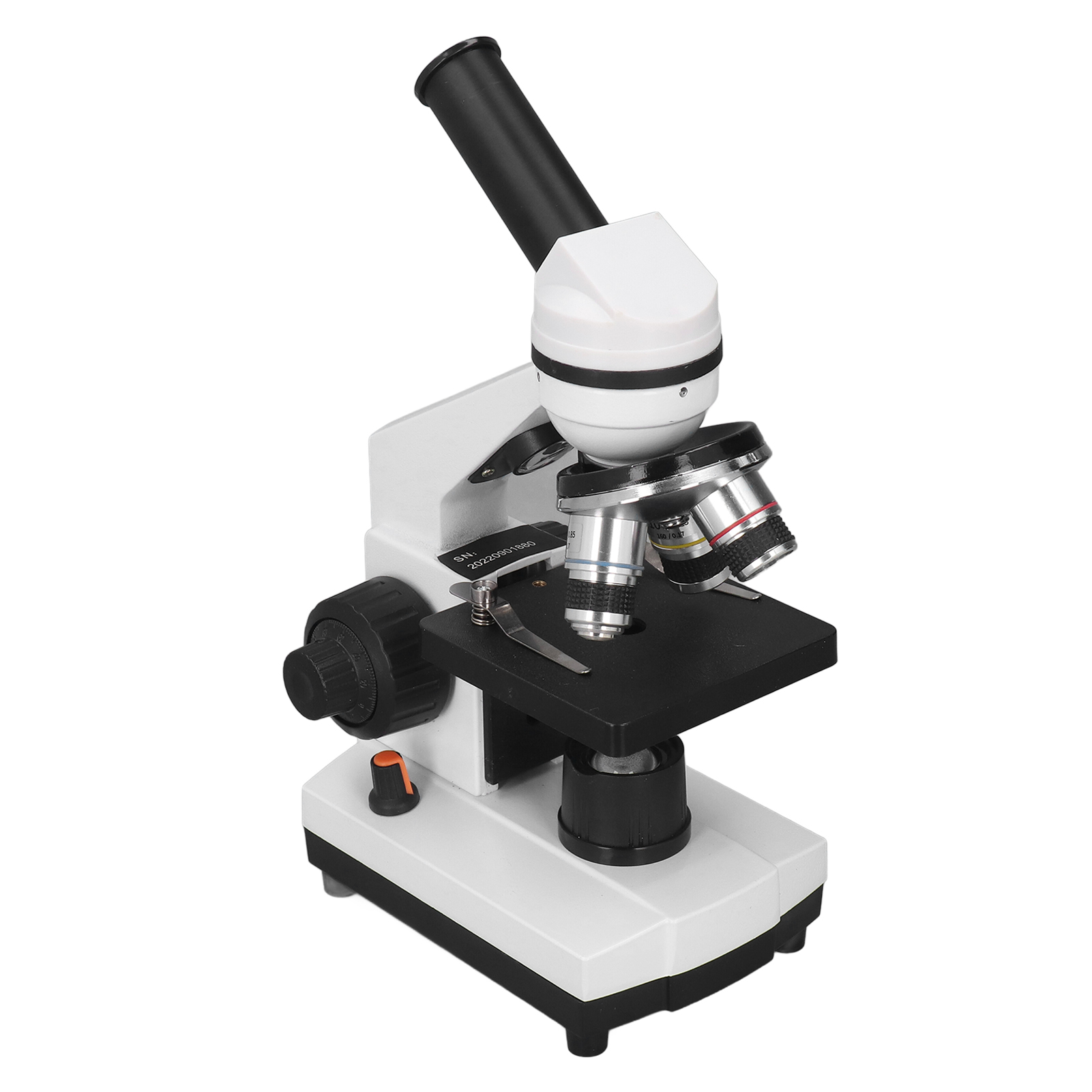 Monokulares Mikroskop 40x–640x, Biologisches Lichtmikroskop Für Lehrlabore, Wechselstrom 100–240 V, Eu-stecker