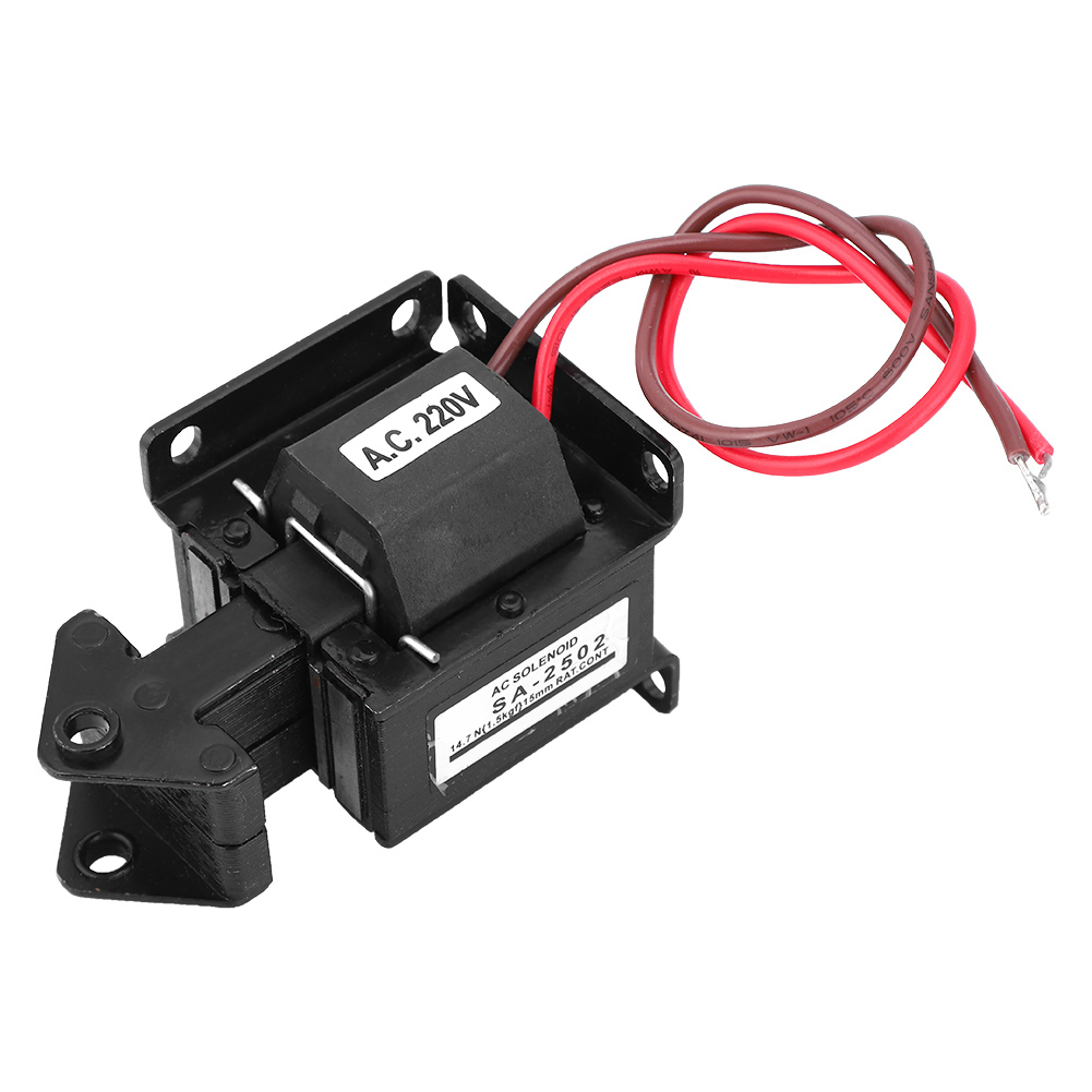 Wechselstrom-zugmagnet Für Die Industrielle Automatisierung, 220 V Ac, 14,7 N, 15 Mm Hub, Sa-2502