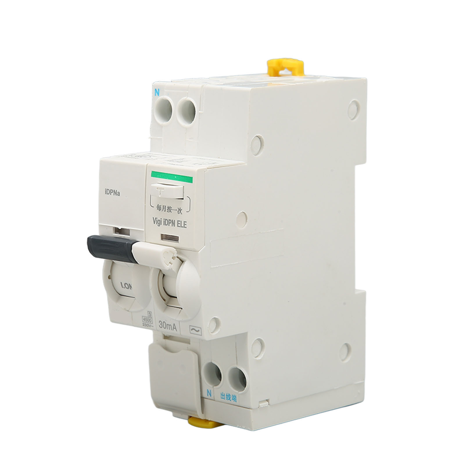 Fehlerstromschutzschalter 1p N Ac 230v, 10a, Zubehör Für Haus Und Büro