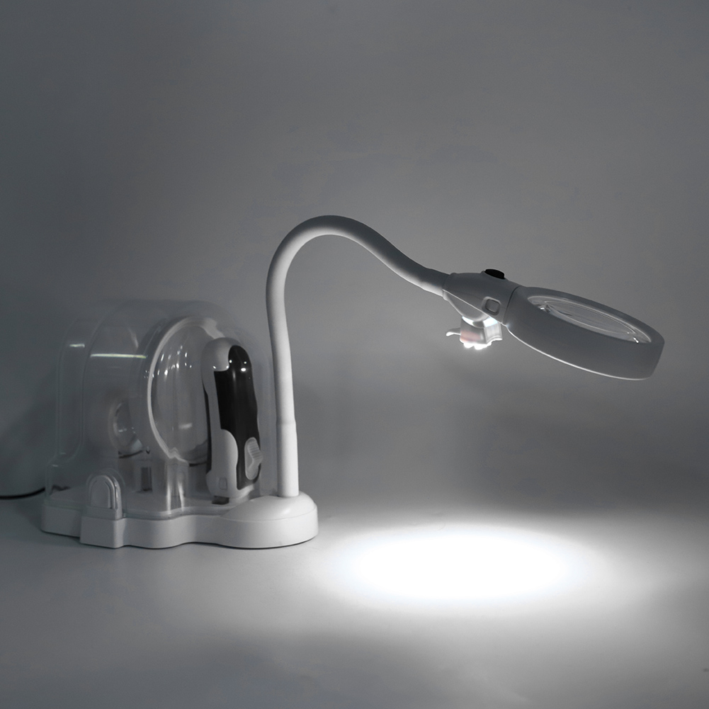 Multifunktionale 2-in-1 Led-tischlupe Mit Vergrößerungsglas Für Reparaturstationen (eu 110-240v)