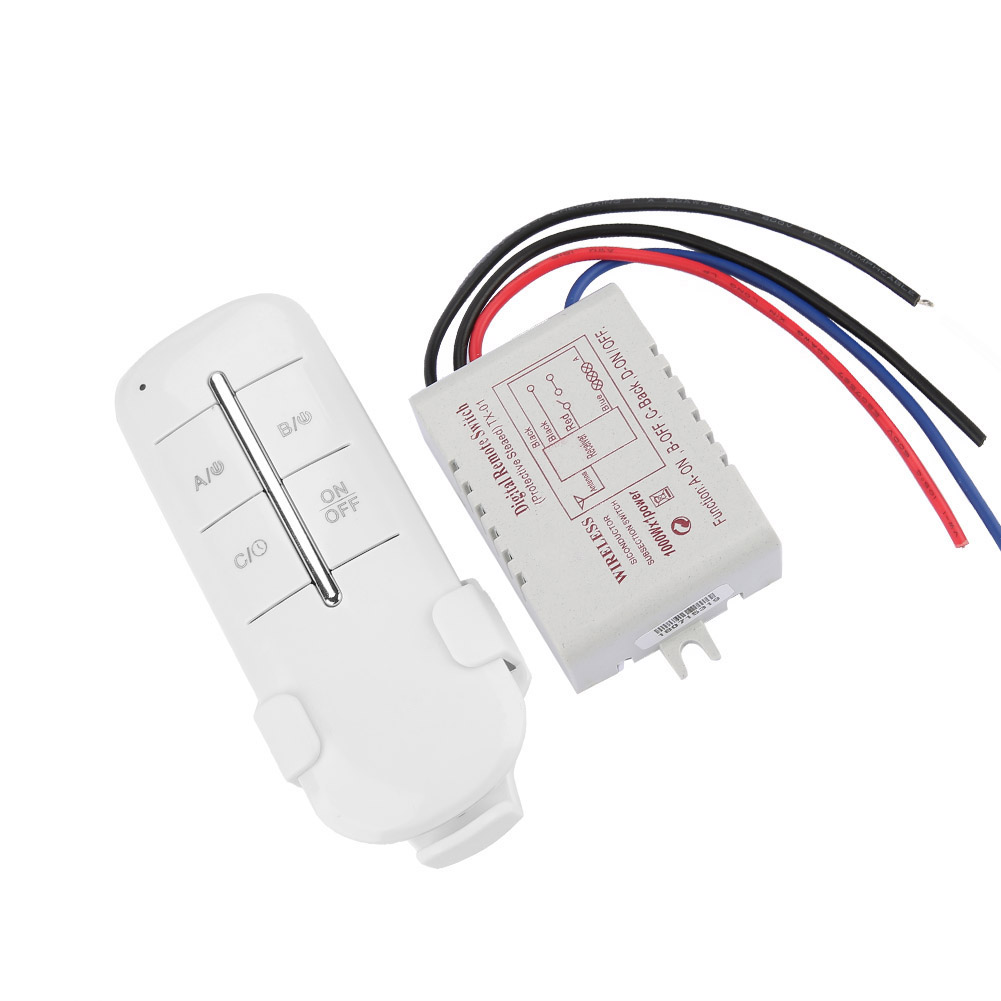 Ein/aus-wechselstrom 180-240v Funkempfänger Lampe Licht Rf Fernbedienungsschalter (1-wege 1000w)