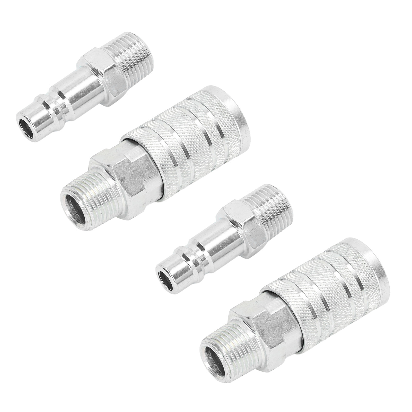 4 Schnellkupplungs-druckluftschlauchverbinder, 1/2" Npt-außen-/innengewinde, 300 Psi, Hochleistungs-druckluftschlauchverbinder