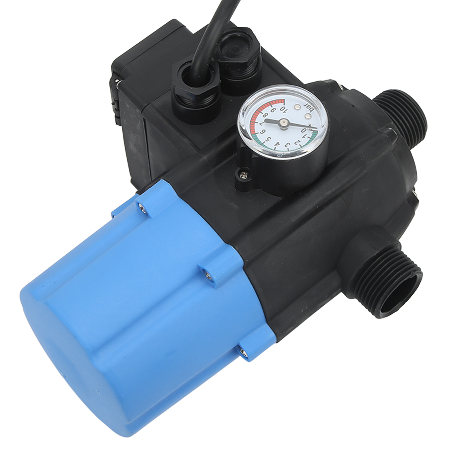 Wasserpumpen-druckregler, Wasserdicht, Einstellbar, Intelligenter Pumpendruckschalter, Eu-stecker, 220-240 V (1,1 Kw)