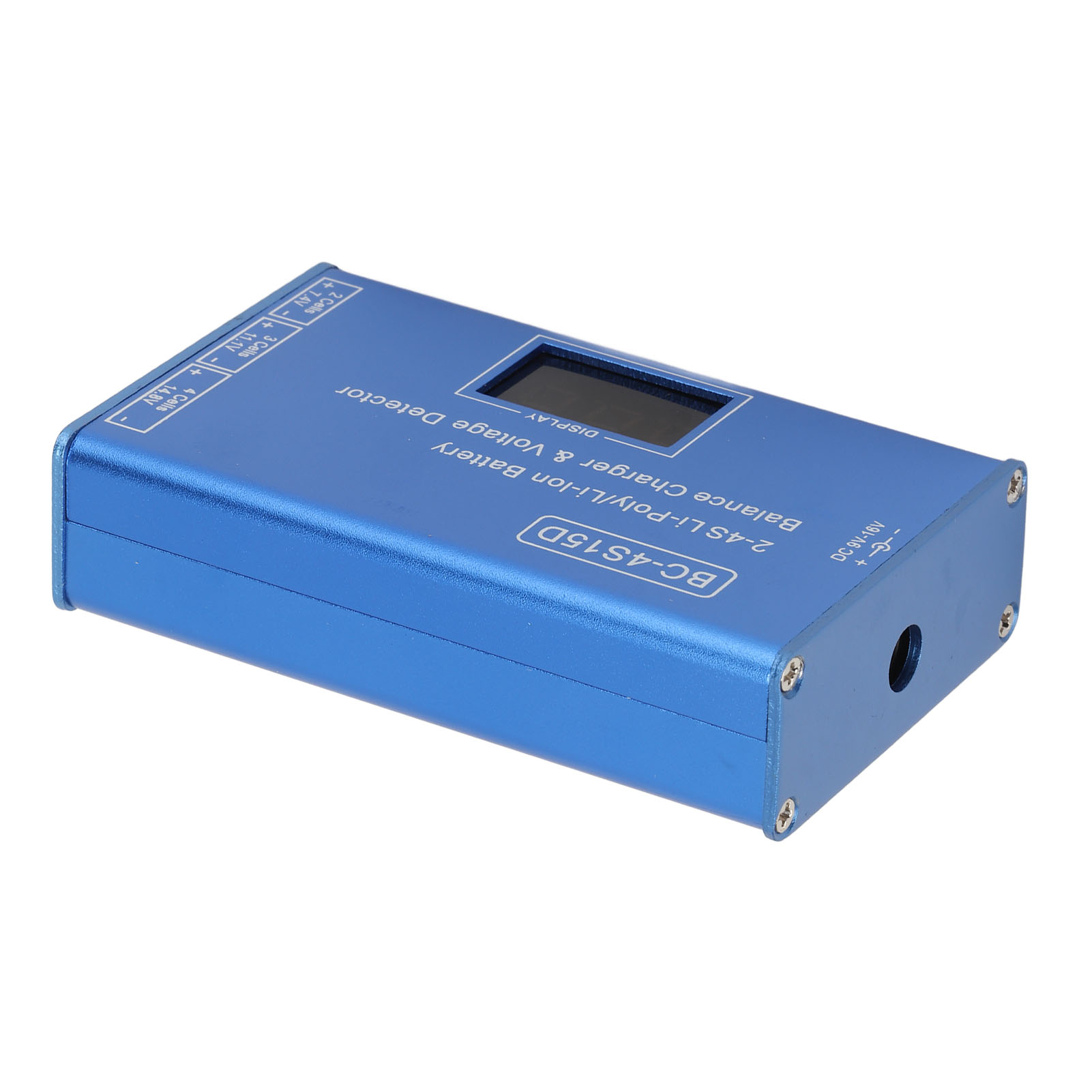 Batteriebalancer/ladegerät 2-4s Mit Spannungsprüfer Und Digitalanzeige, Wechselstrom 100-240 V Für Lithiumbatterien, Eu-stecker