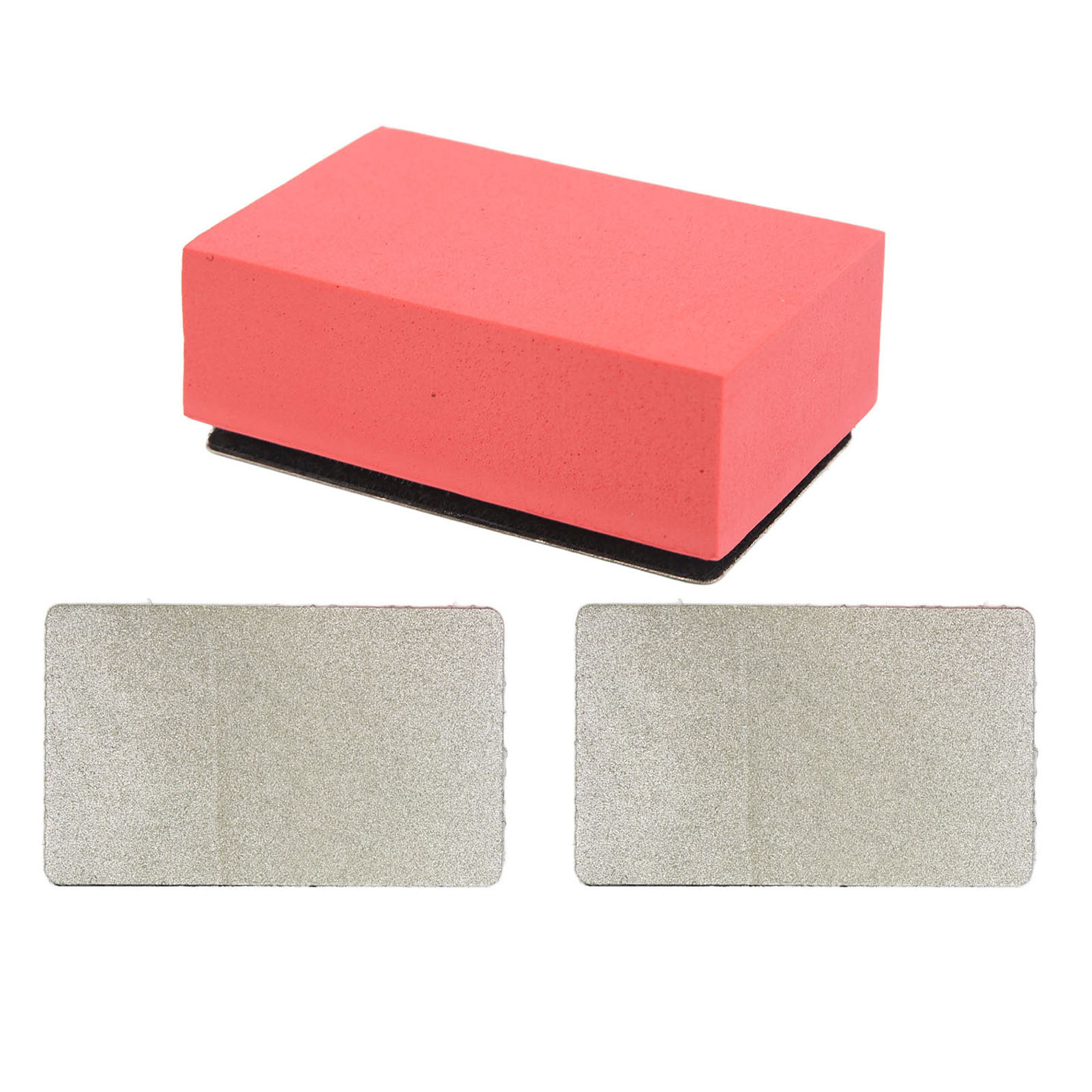 Diamantähnliches Handpolierpad, Körnung 120, Schleifpad-set Für Beton Und Glas, 2-teiliges Diamantpolierpad